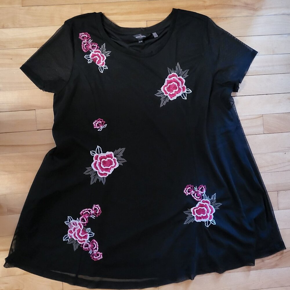 Mesh Maternity Tunic
